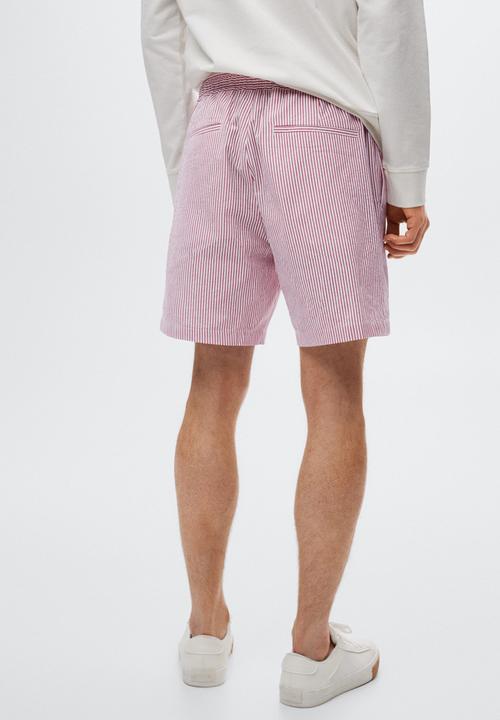 MANGO - Bermuda shorts - red