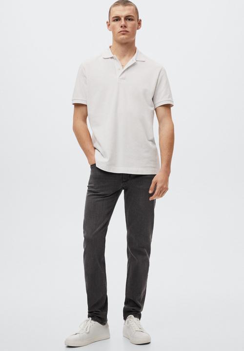 MANGO - Jan jeans - dark grey