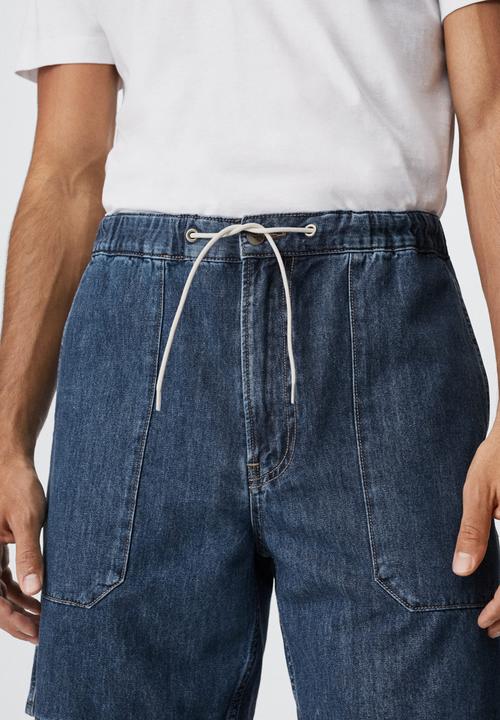 MANGO - Lagos bermuda shorts - blue