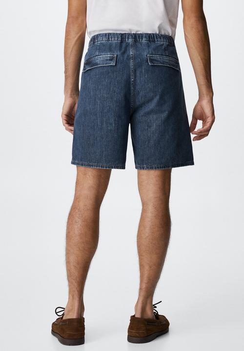 MANGO - Lagos bermuda shorts - blue