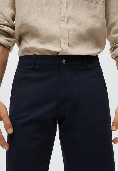 MANGO - Gracia bermuda shorts - navy