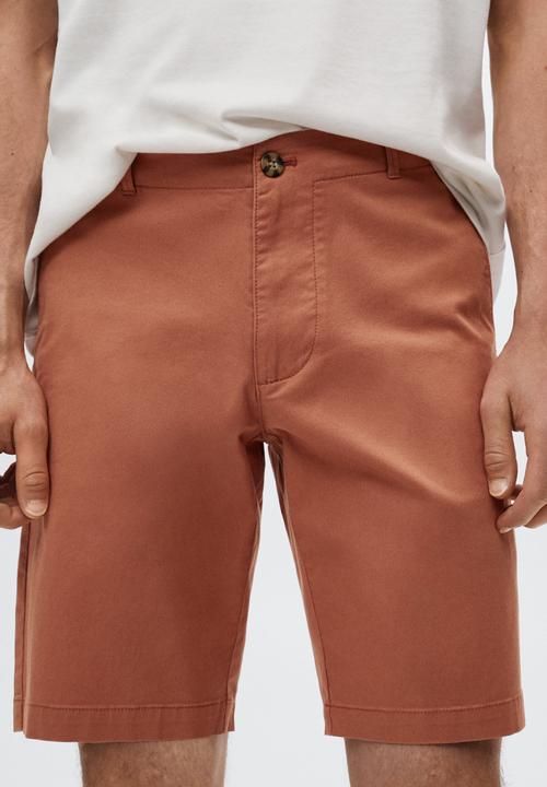 MANGO - Gracia bermuda shorts - red