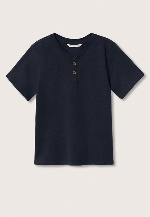 MANGO - T-shirt pani2 - navy