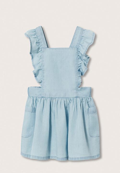 MANGO - Dress flavia - open blue