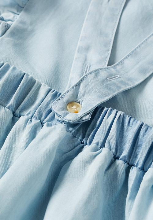 MANGO - Dress flavia - open blue