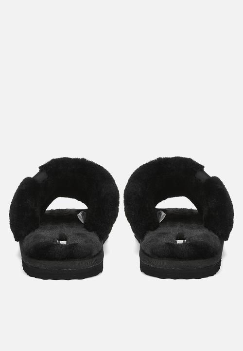 PUMA - Puma fluff solo - puma black & island pink