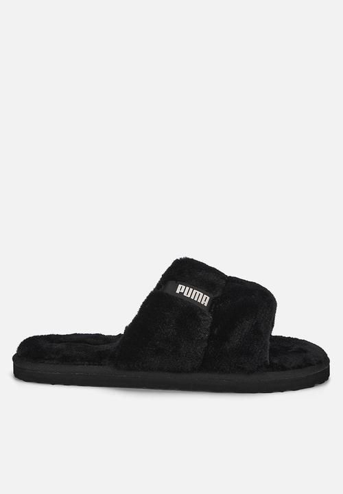 PUMA - Puma fluff solo - puma black & island pink