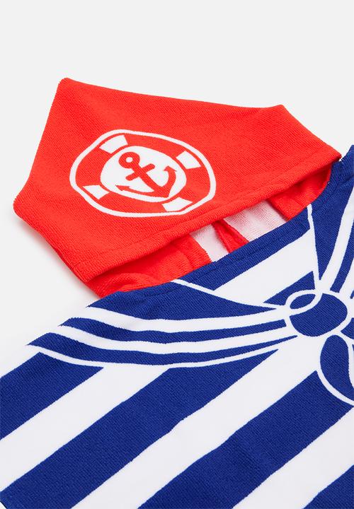Pop Candy - Boys stripe hooded towel - multi