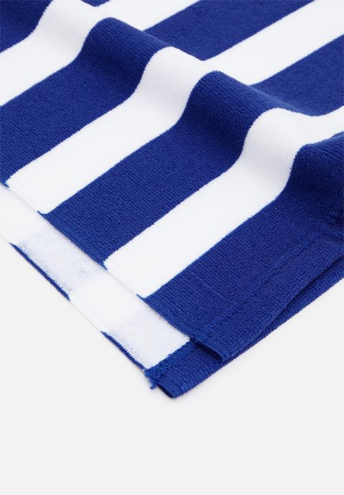 Pop Candy - Boys stripe hooded towel - multi