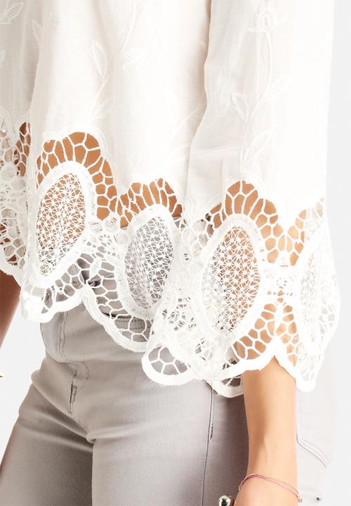 Glamorous - Embroidered Top