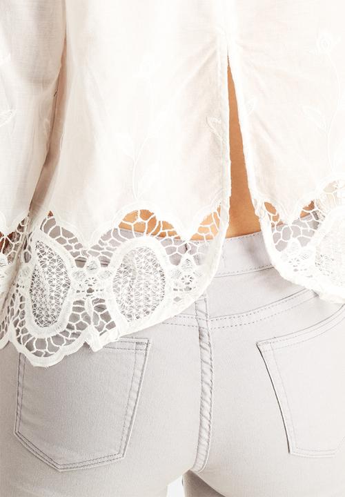Glamorous - Embroidered Top