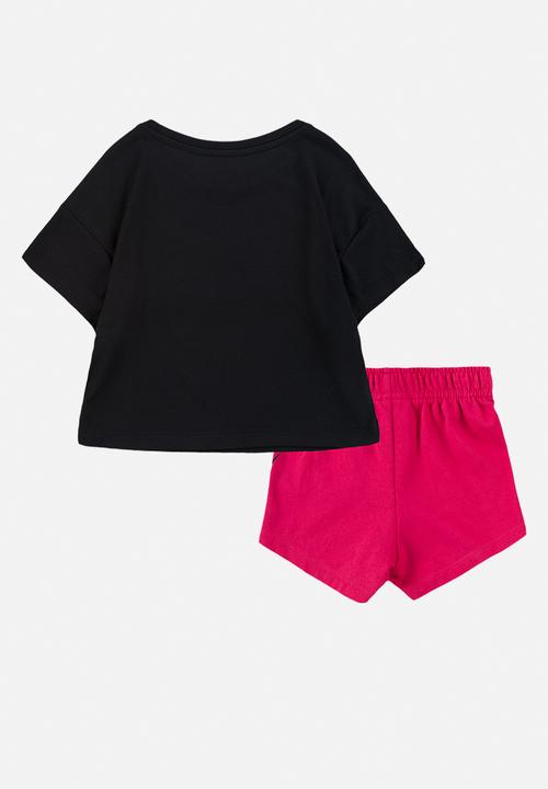 Nike - Nkg sport daisy mesh short set - rush pink