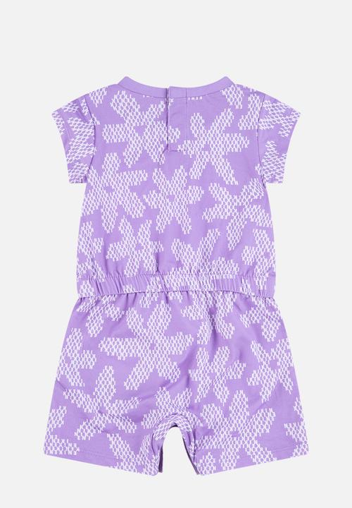 Nike - Nikw girls sport daisy romper - violet shock