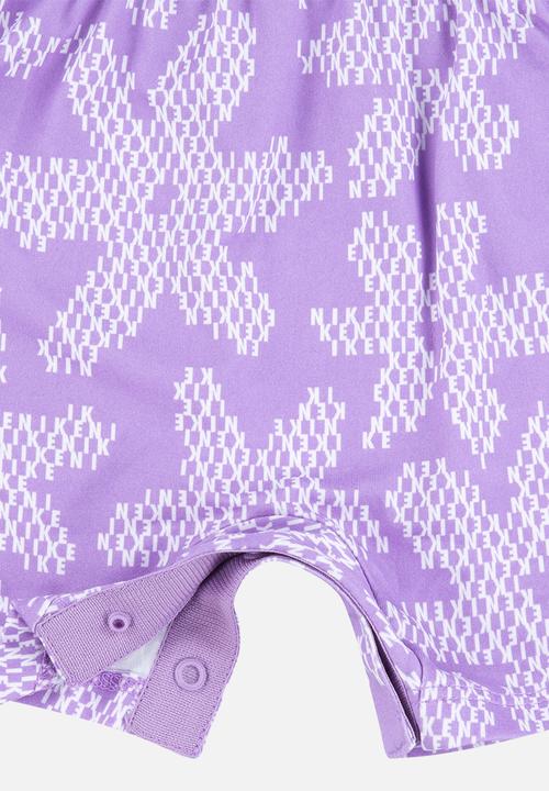 Nike - Nikw girls sport daisy romper - violet shock