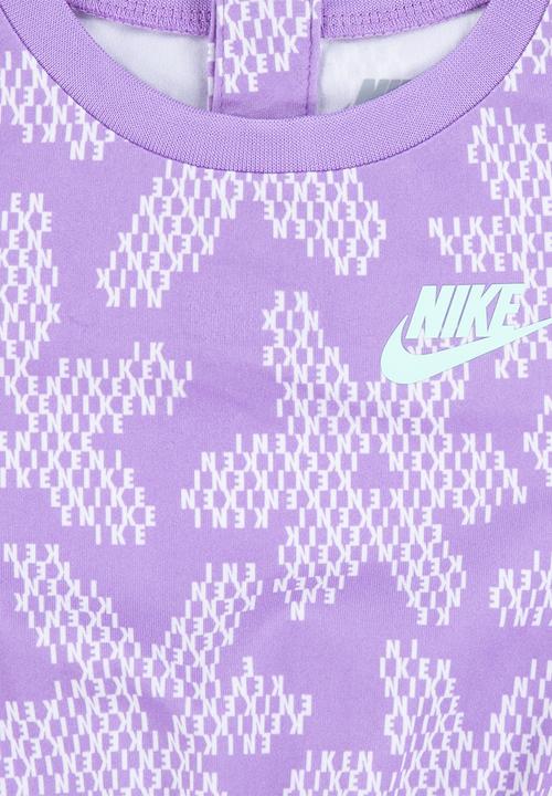 Nike - Nikw girls sport daisy romper - violet shock