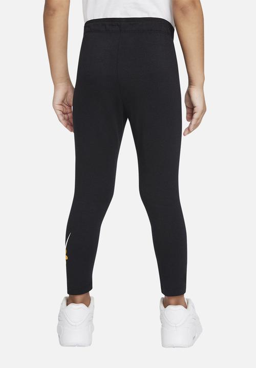 Nike - Nike girls sport daisy legging - black