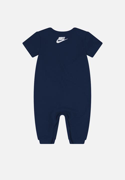 Nike - Nkb b nsw thrill short sleeve ll romper - midnight navy