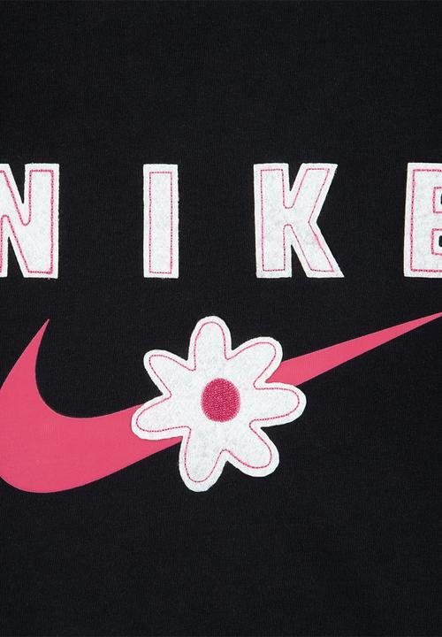 Nike - Nike girls sport daisy boxy top - black