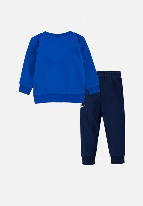 Nike - Nkb b nsw thrill crew pant set - midnight navy
