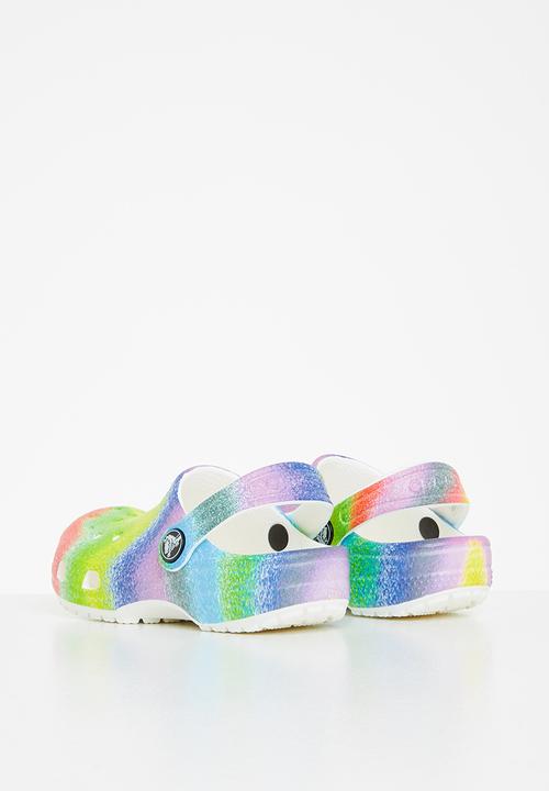 Crocs - Classic spray dye clog t - white & multi