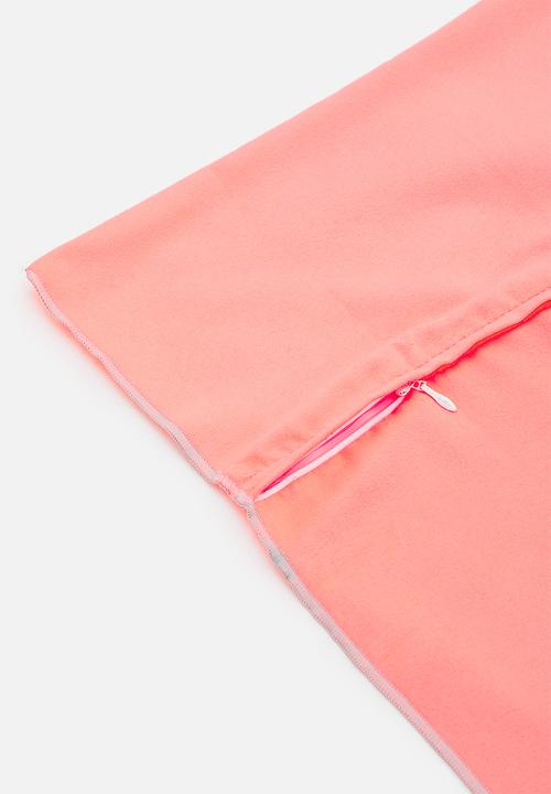 Bobums - Gym towel with zip set of 2 - coral  & navy