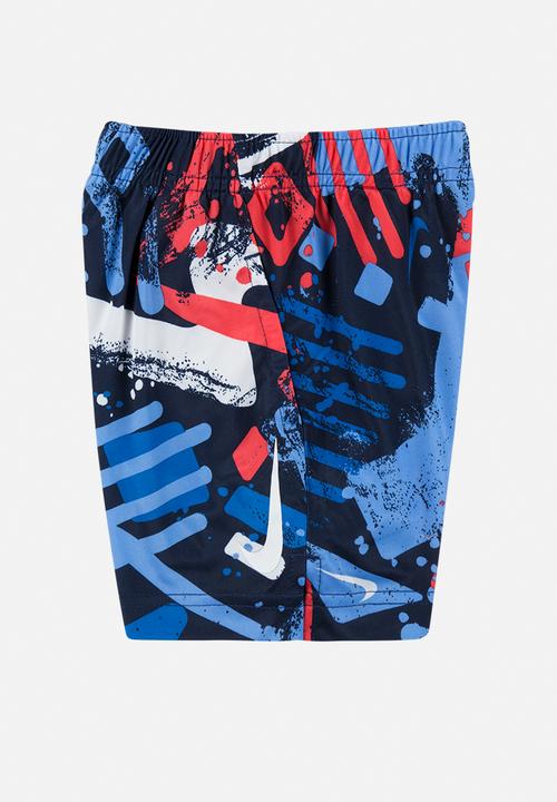 Nike - Nkb b nk df thrill aop short - midnight navy