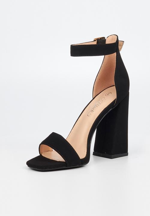 Miss Black - Senza1 block heel - black