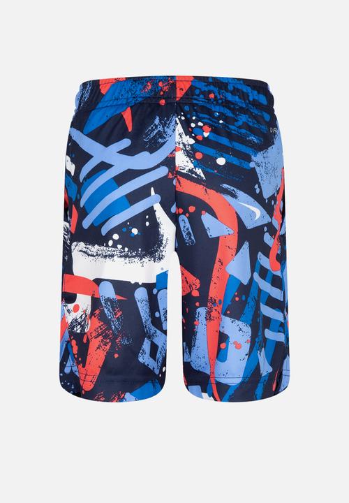Nike - Nike boys df thrill aop short - midnight navy