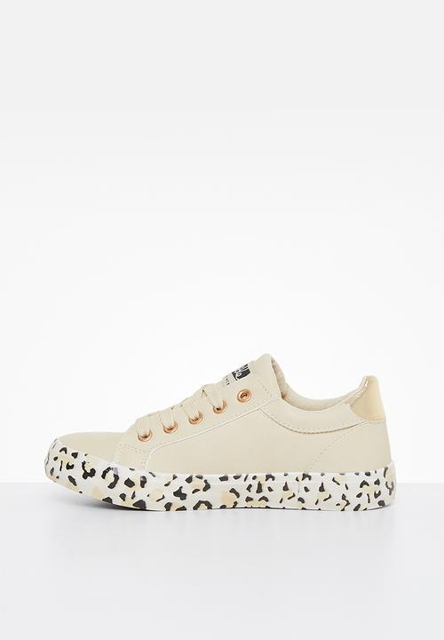 Little Miss Black - G-baker sneaker - natural