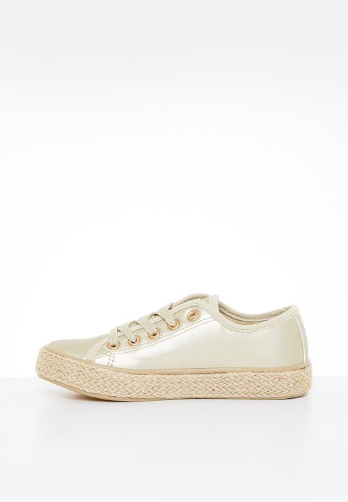 Little Miss Black - G-quebec sneaker - gold