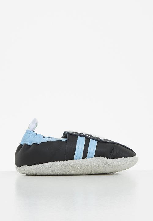 Pitta-Patta Shoes - Jag leather boys shoes - black