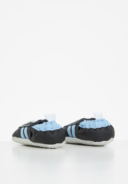 Pitta-Patta Shoes - Jag leather boys shoes - black