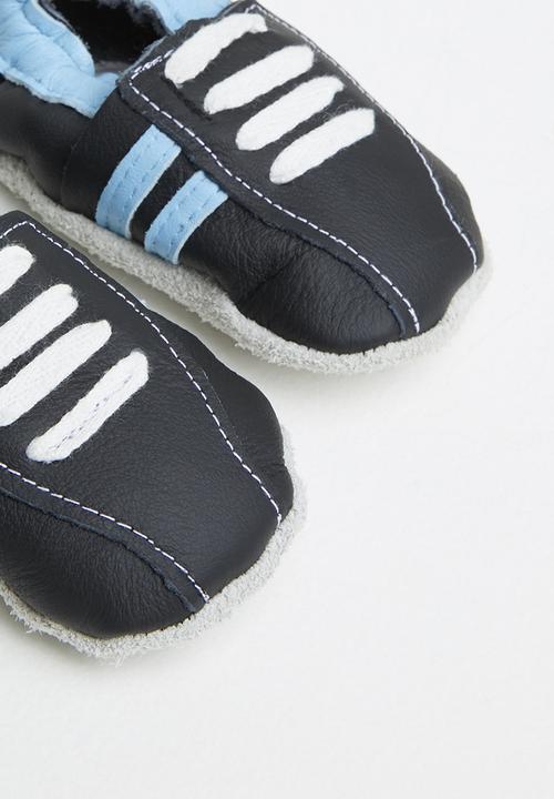 Pitta-Patta Shoes - Jag leather boys shoes - black