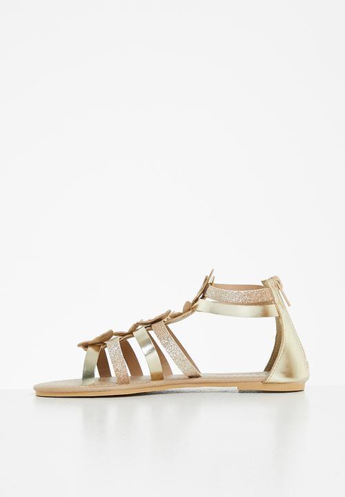 Bata - Girls strappy sandal - gold