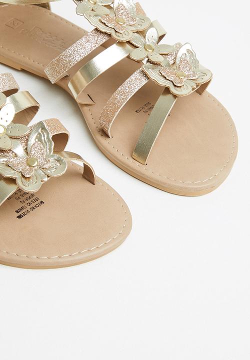 Bata - Girls strappy sandal - gold