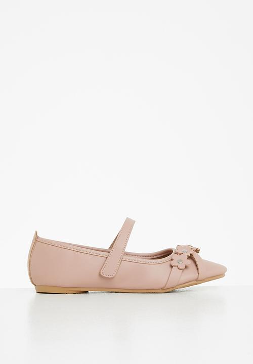 Bata - Girls flower pumps - pink