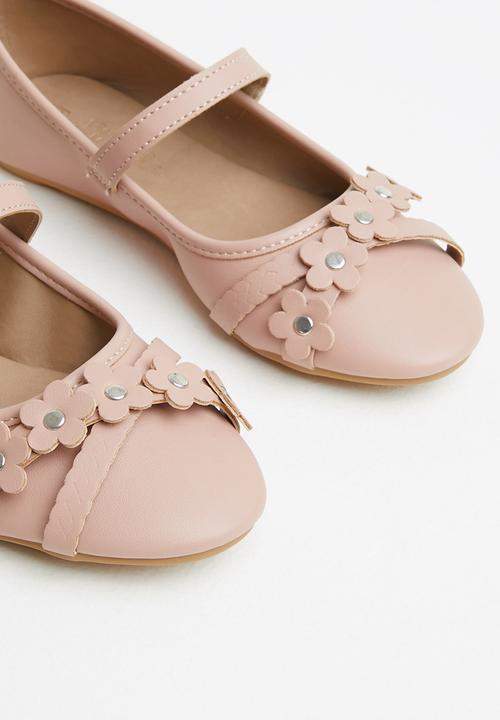 Bata - Girls flower pumps - pink