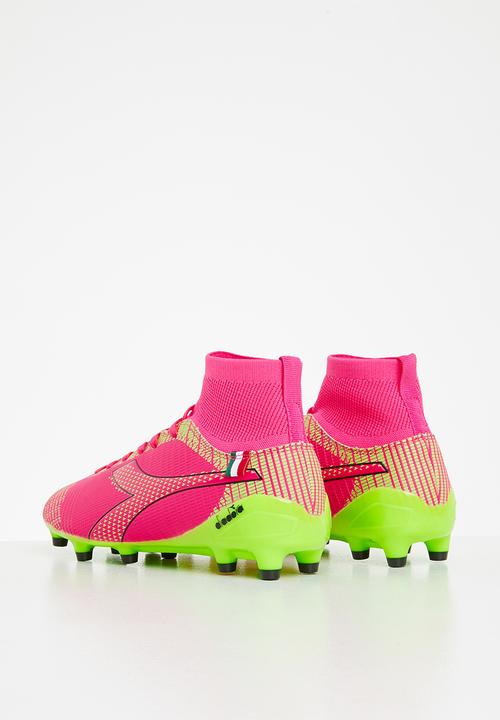 Diadora - Kinetic firefly soccer boot - pink/yellow