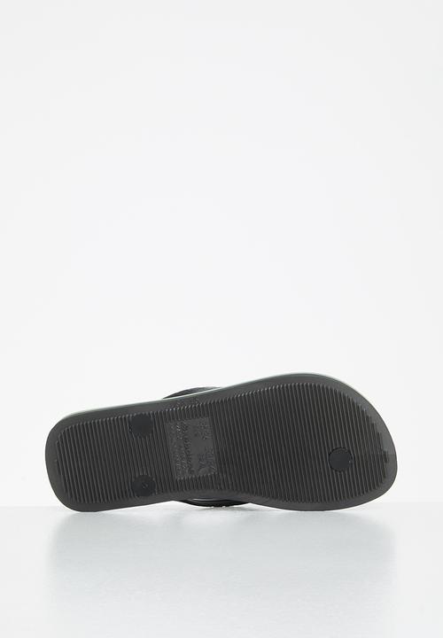 Ipanema - Base colour flip flops - black