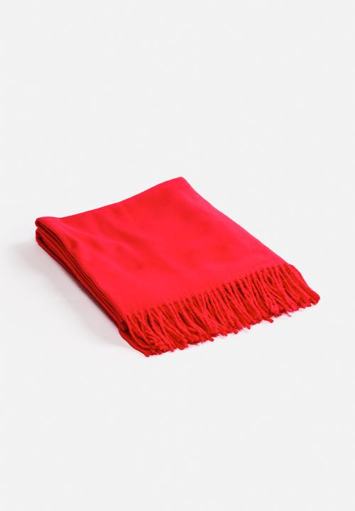 8th Avenue - Exotic Poppy Red Throw