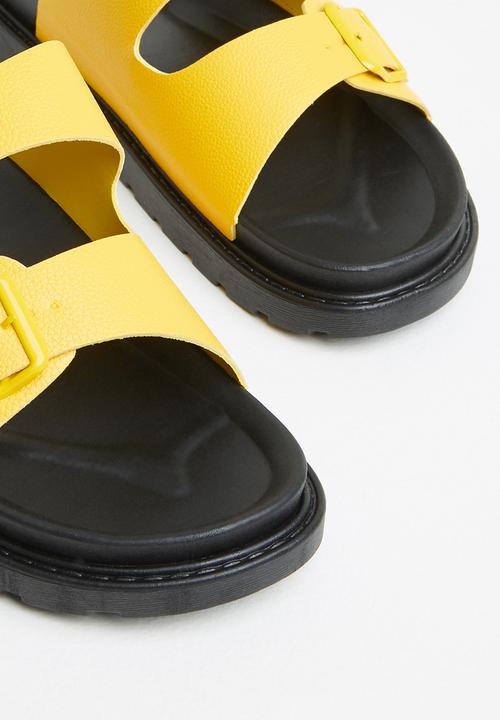 Madison® - Crystal double buckle slide - yellow
