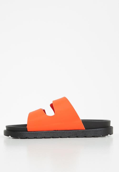 Madison® - Crystal double buckle slide - orange