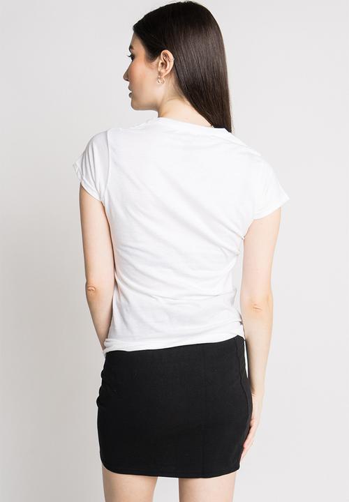 Daisy Street - Jamie tee - white