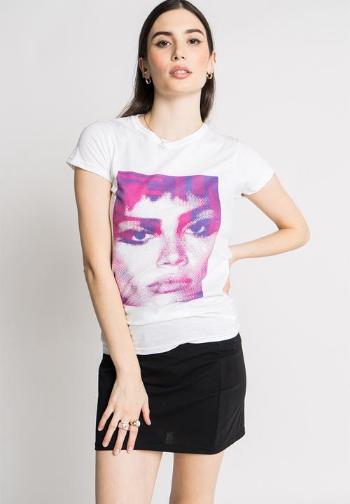 Daisy Street - Jamie tee - white