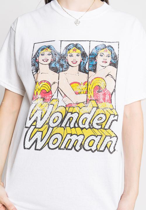 Daisy Street - Wonder Woman tee - white