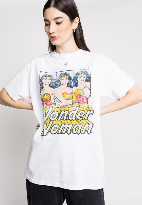 Daisy Street - Wonder Woman tee - white