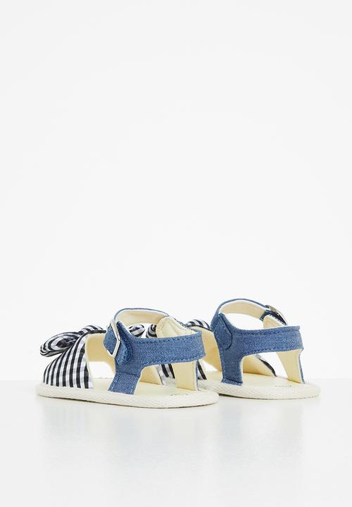 Pop Candy - Baby check sandal - blue