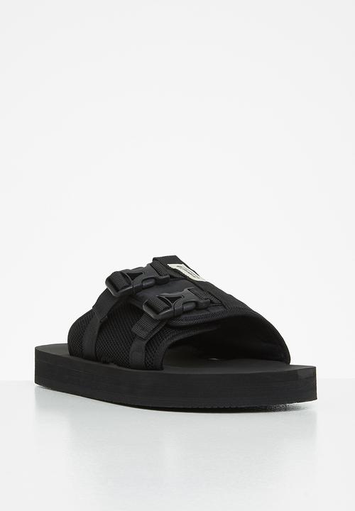 Jonathan D - Jack Nylon & Mesh Sandal - Black