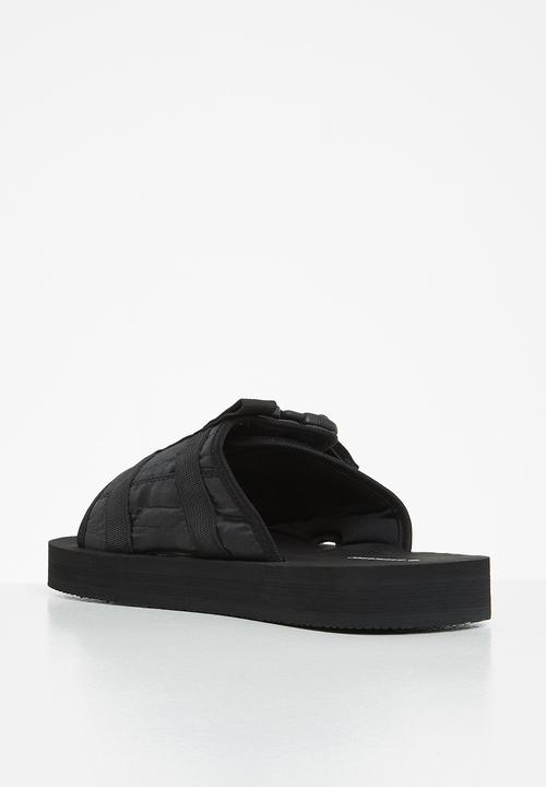Jonathan D - Jack Nylon & Mesh Sandal - Black