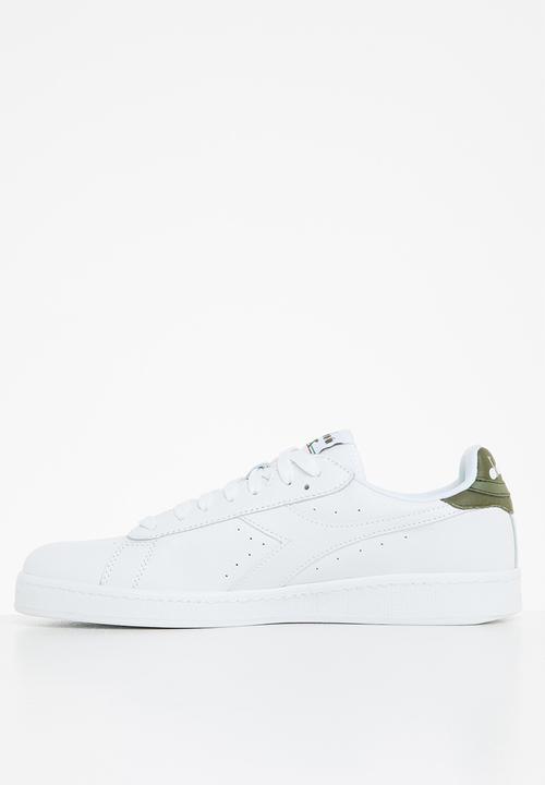 Diadora - Game l low - white/winter moss